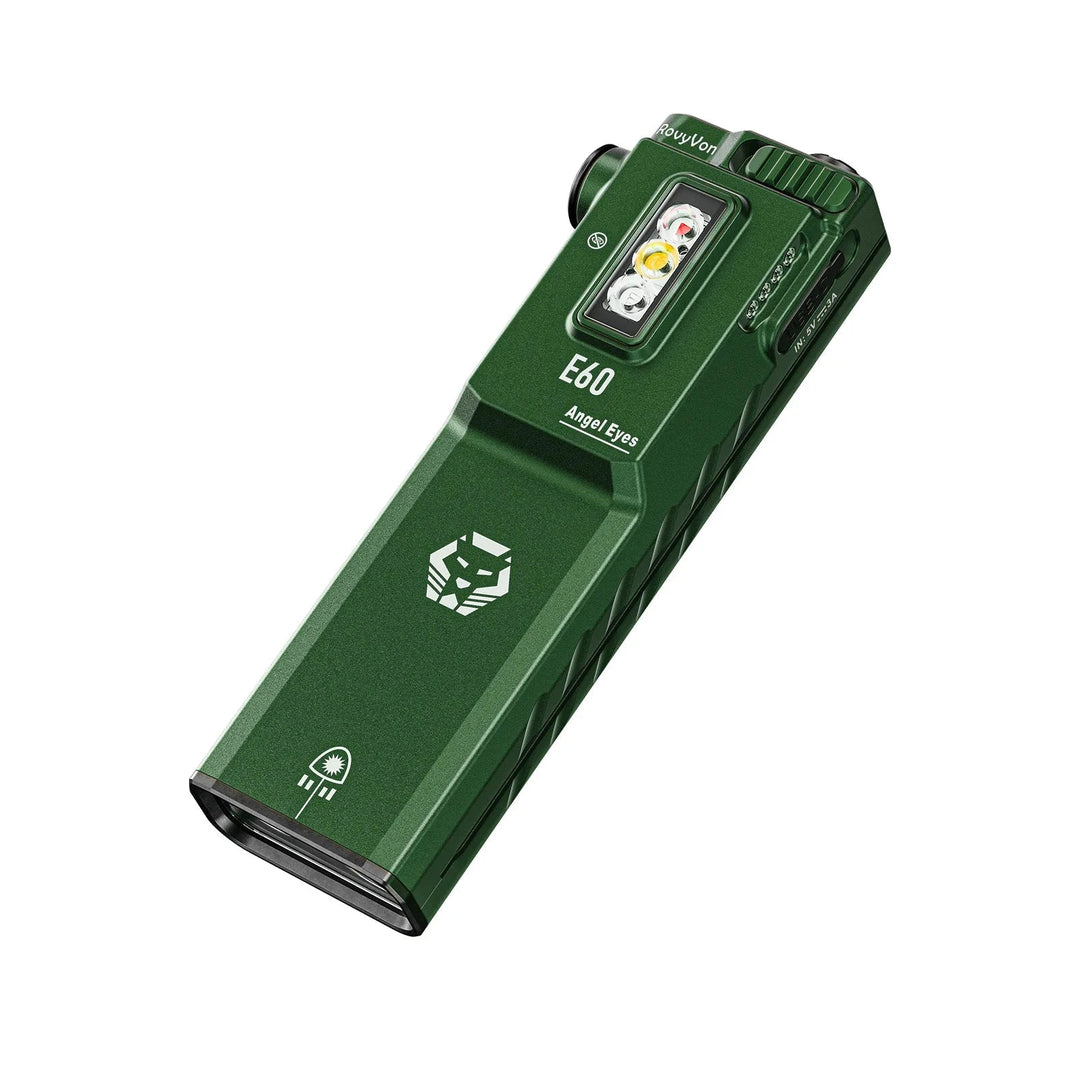 Angel Eyes E60 Flat Palm-sized EDC Flashlight RovyVon