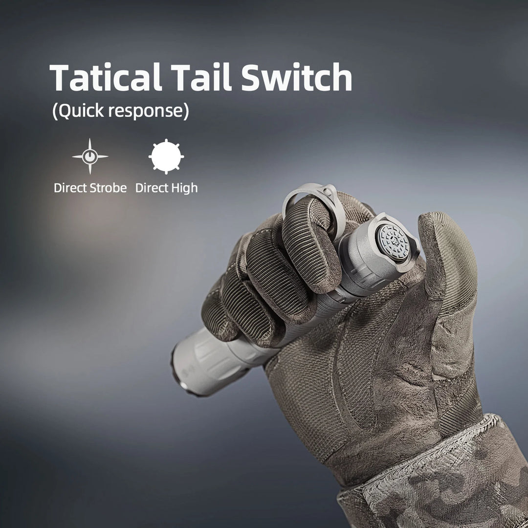 GL1 3200 Lumens Rotary Tactical Flashlight RovyVon