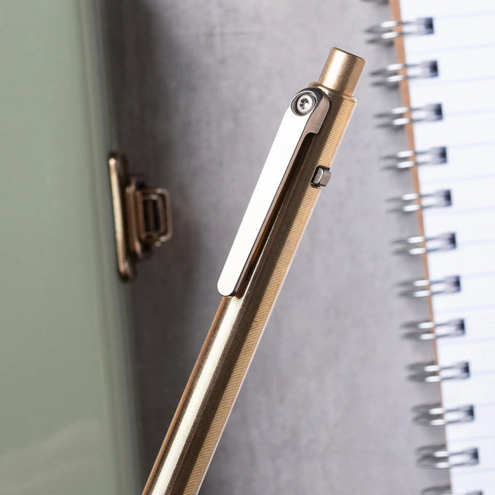 Bronze Side Click Pen Tactile Turn