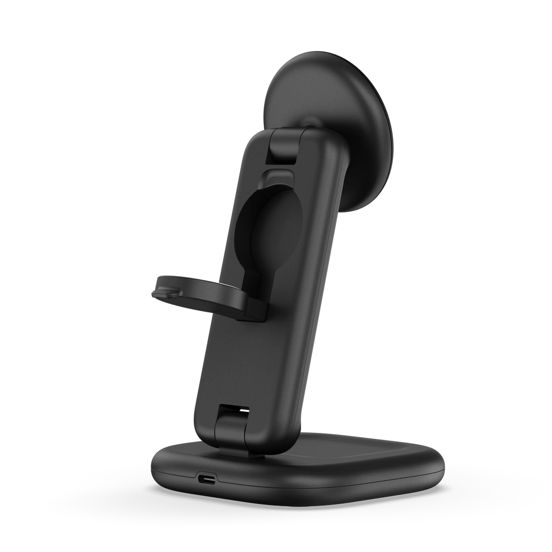 3-in-1 Foldable Wireless Charging Stand with Qi2 25W Satechi