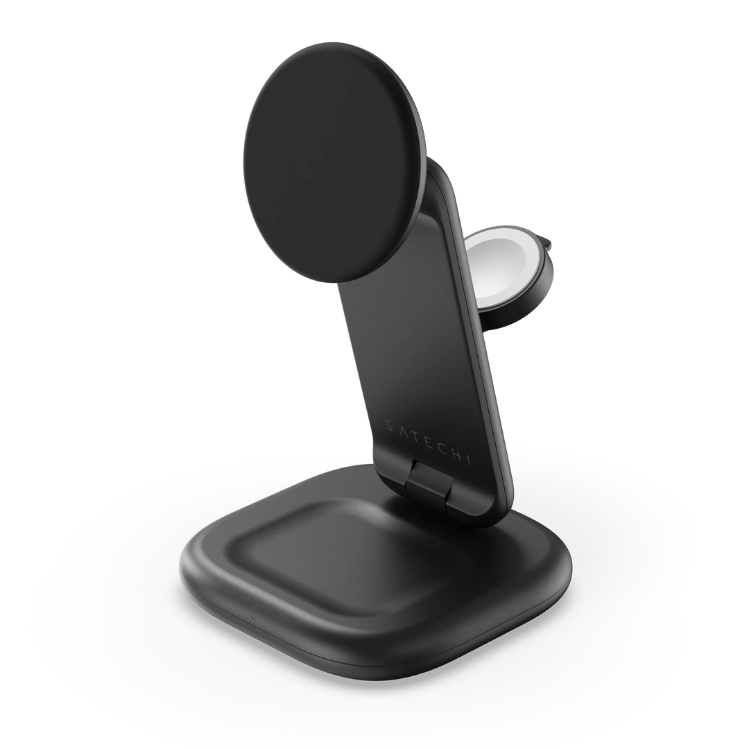 3-in-1 Foldable Wireless Charging Stand with Qi2 25W Satechi