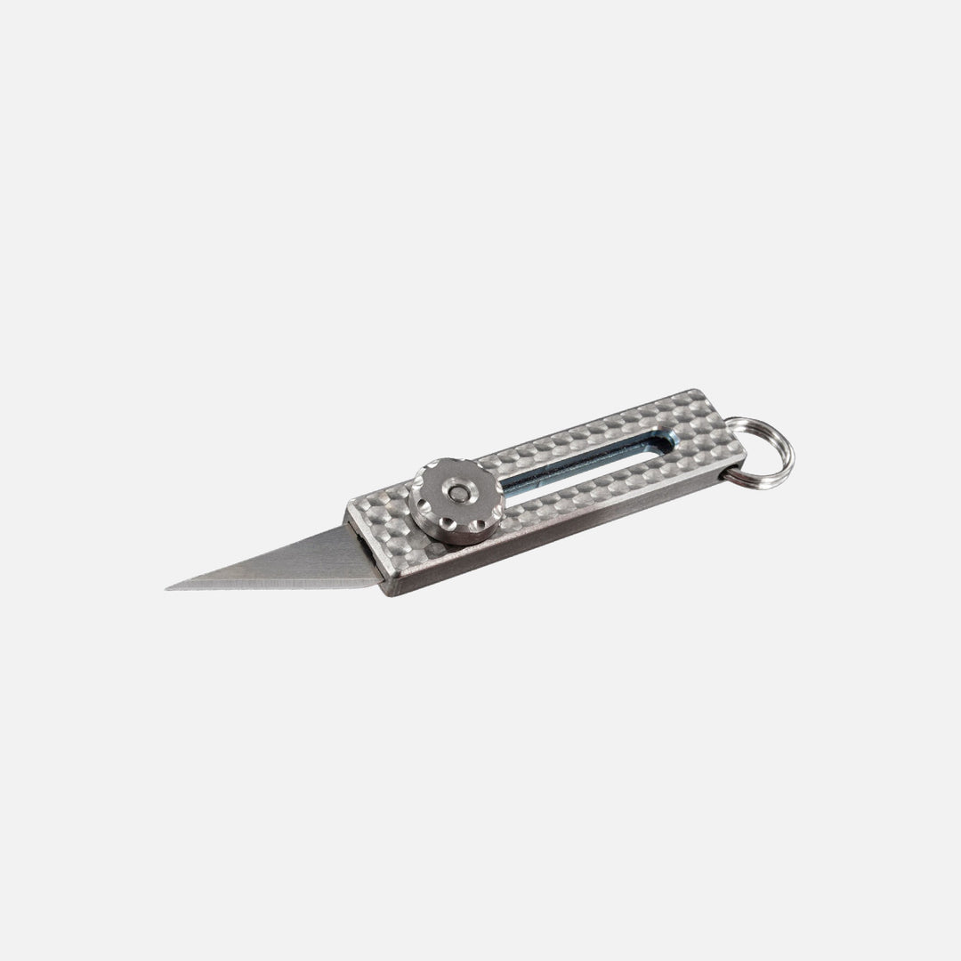 Slide Lock Titanium Craft Knife + Spare Blades + Blade Cap Rev ( 2.0 ) Countycomm
