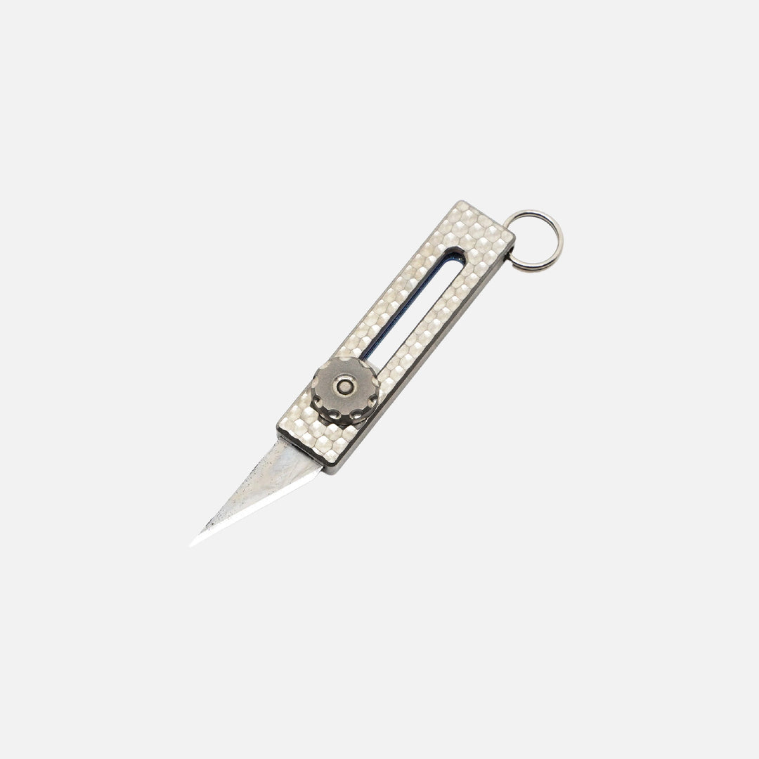 Slide Lock Titanium Craft Knife + Spare Blades + Blade Cap Rev ( 2.0 ) Countycomm