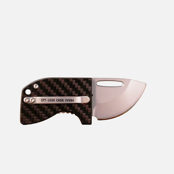 D2 Stub 2.0 Knife - Titanium Frame Lock by Maratac® Countycomm