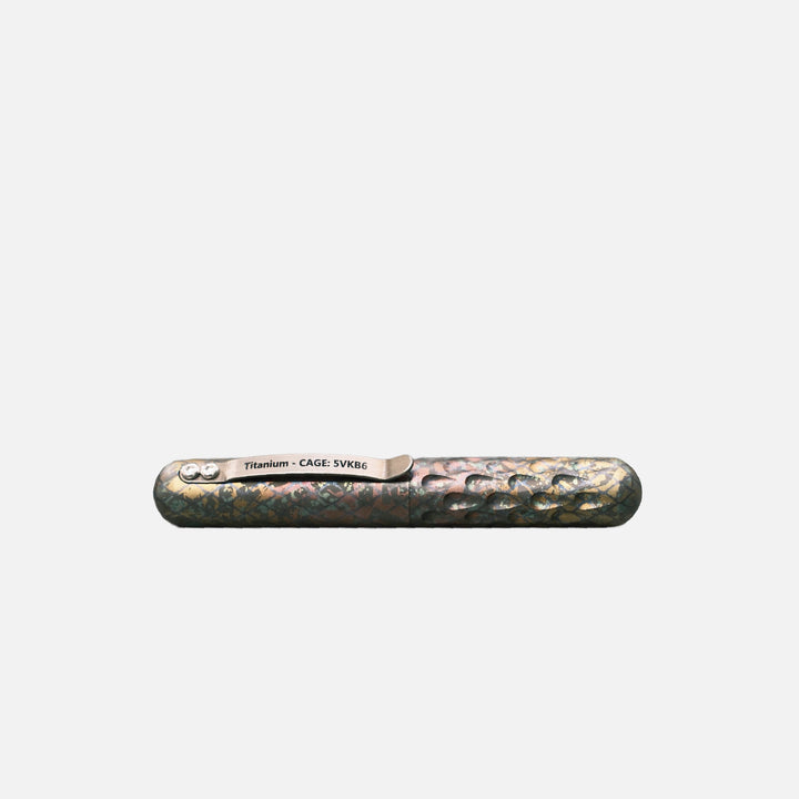 Signator Junior - Titanium Permanent Marker / Vault by Maratac® Chaotic Aurora Pattern Countycomm