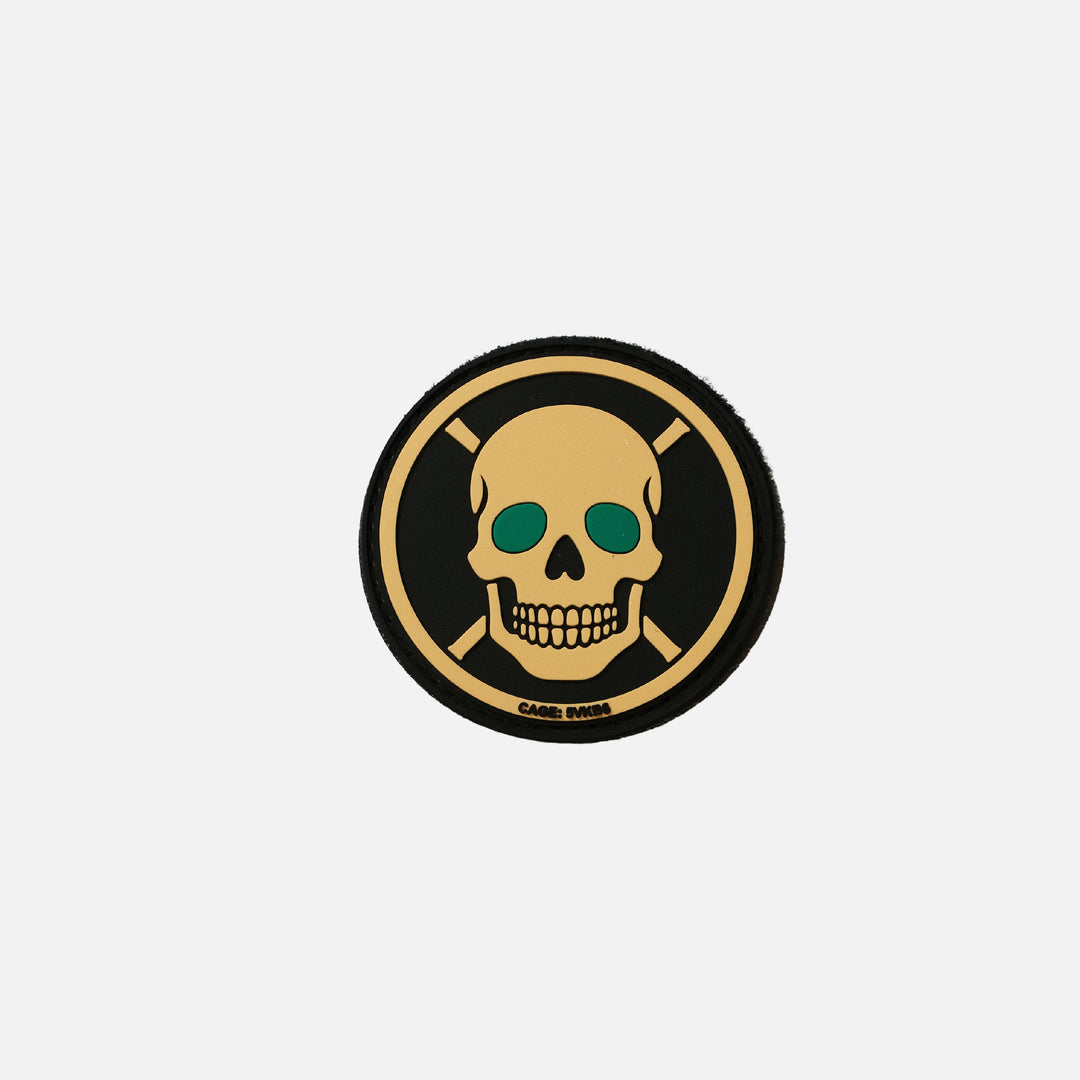 Glow Eyes - Skully Patch 2.5" by Maratac® Countycomm