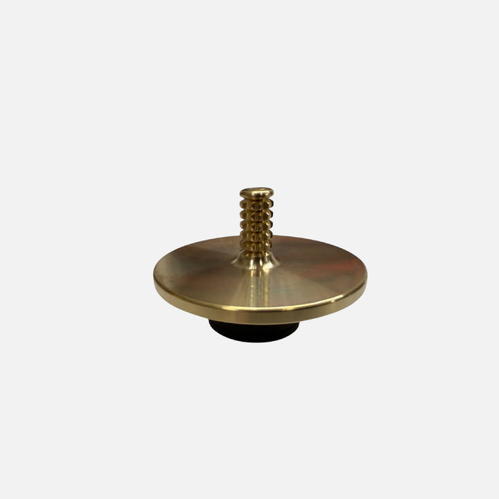 MEGA Tip Top - Tungsten / Brass - Spinning Top + Delrin Stand by Maratac® Countycomm