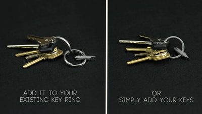 鈦金屬鑽頭鎖匙扣