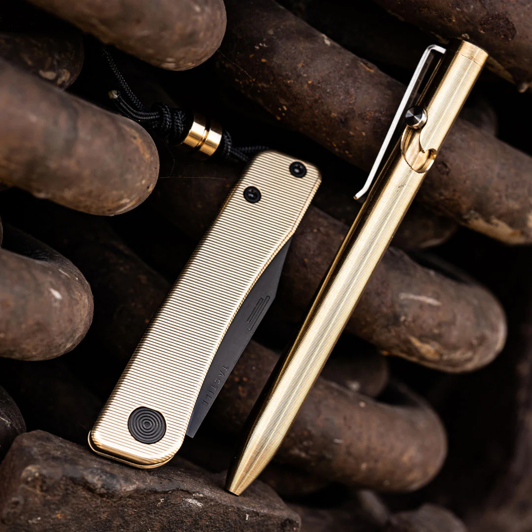 Bronze Bexar Tactile Knife