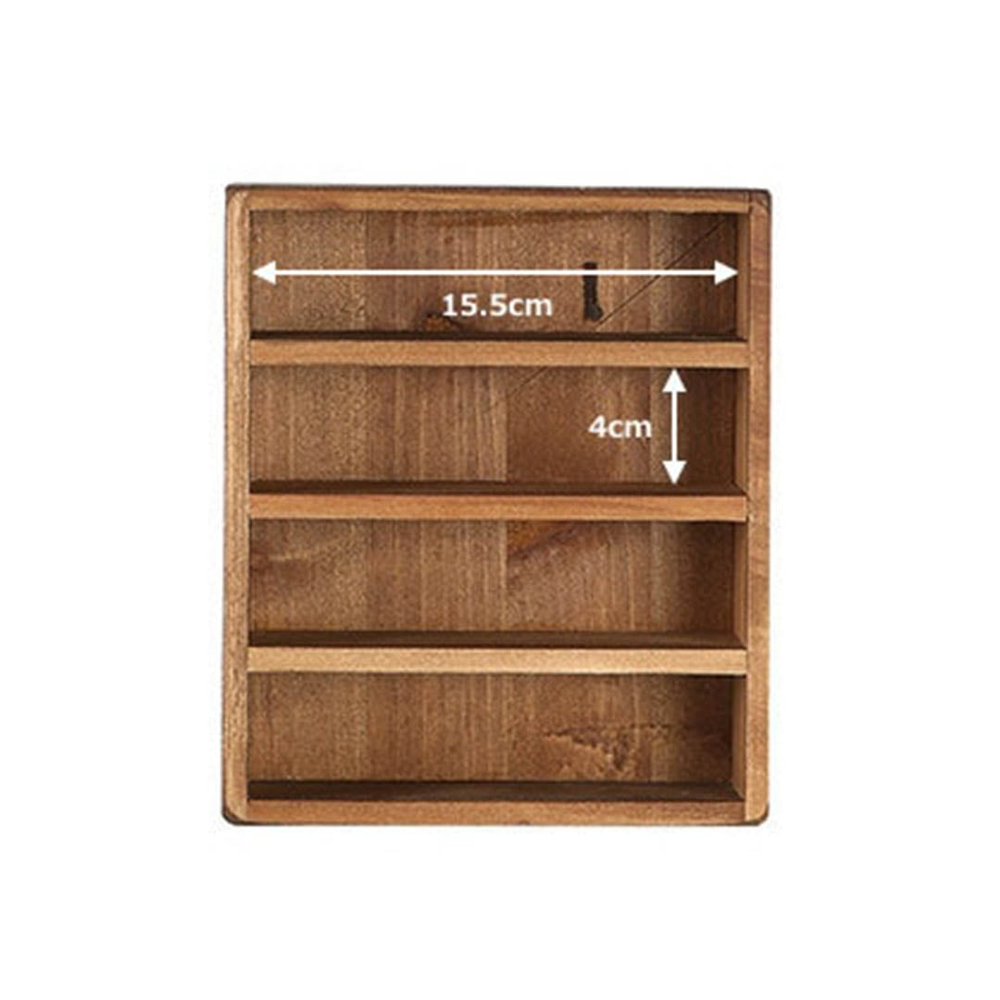 WOODEN BOX FOR POSTCARDS NATURAL DULTON