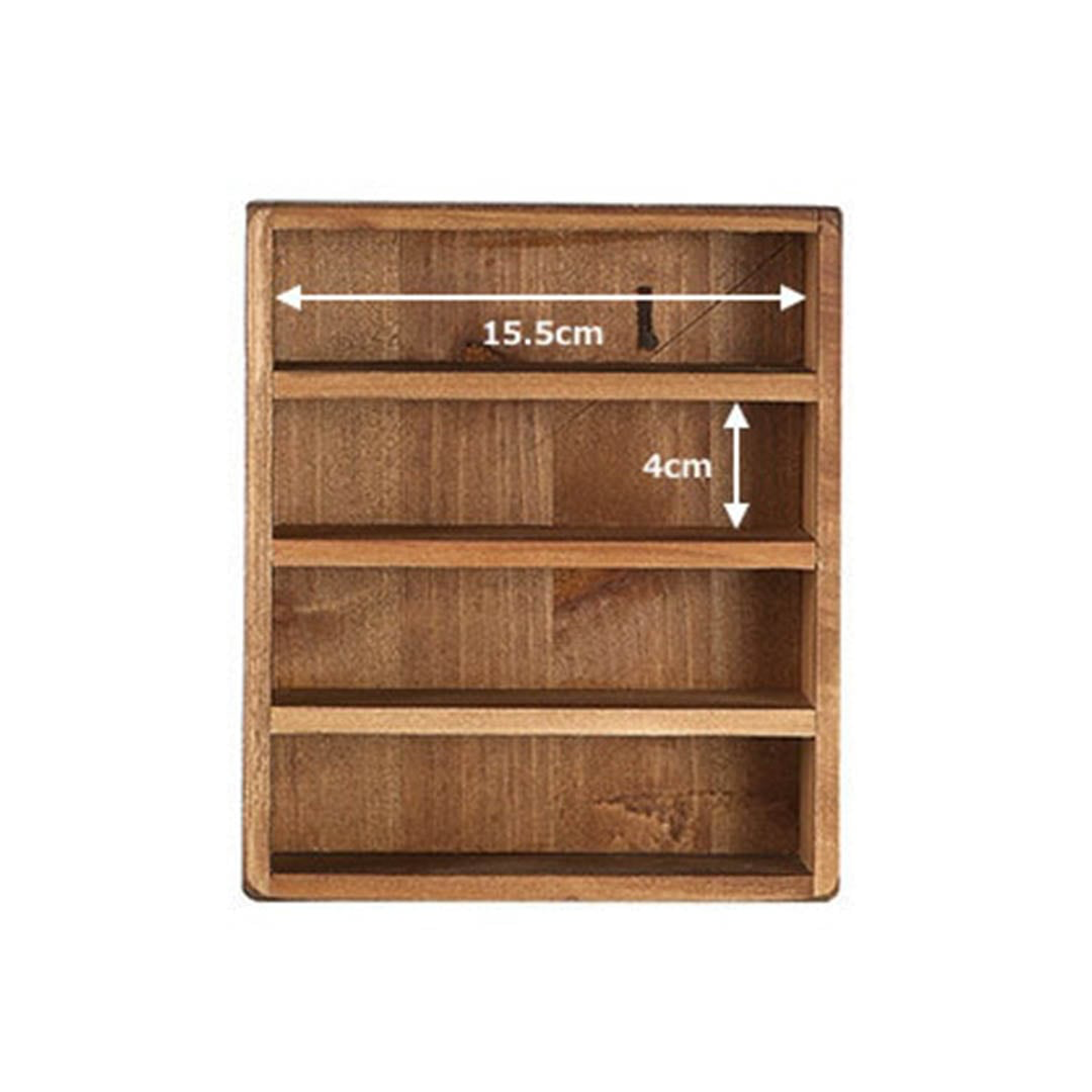 WOODEN BOX FOR POSTCARDS NATURAL DULTON