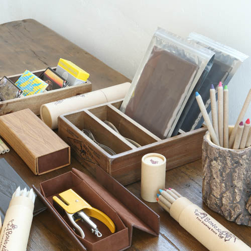 WOODEN BOX FOR POSTCARDS NATURAL DULTON
