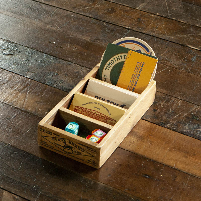 Wooden Box For Business Cards