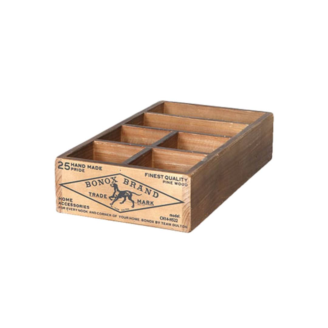 WOODEN ORGANISER BOX DULTON