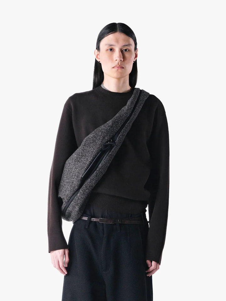 Reno Tweed Anthracite côte&ciel