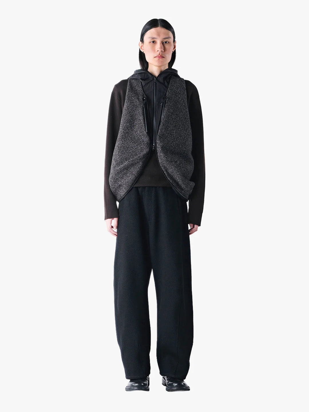 Reno Tweed Anthracite côte&ciel