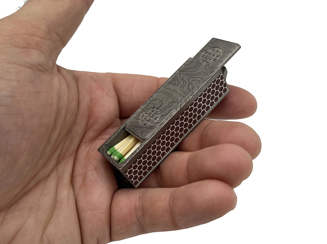 Titanium Match Slide Box With Loop by Maratac® Countycomm