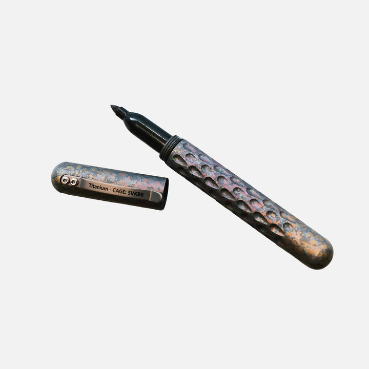 Signator Titanium Permanent Marker / Vault by Maratac® - Chaotic Aurora Pattern Countycomm