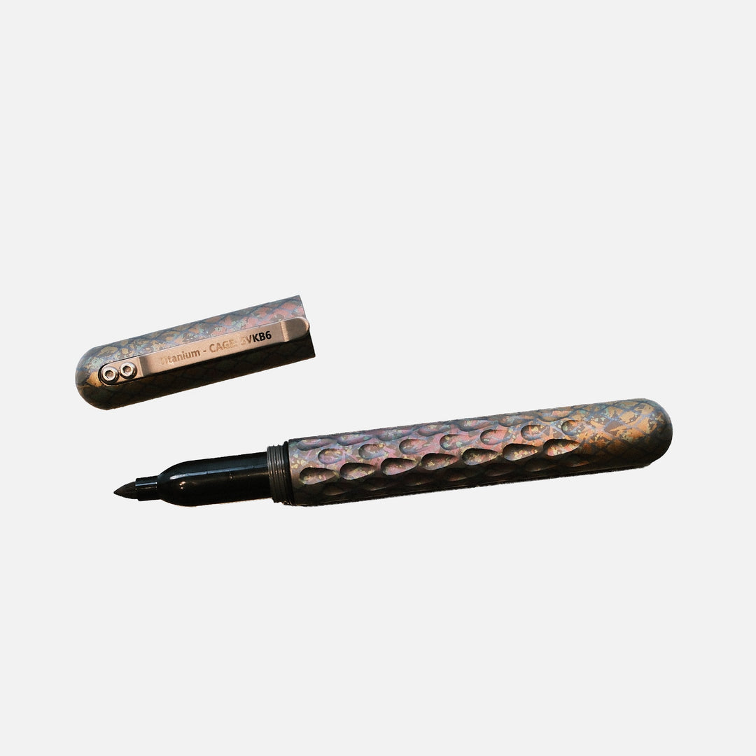 Signator Titanium Permanent Marker / Vault by Maratac® - Chaotic Aurora Pattern Countycomm