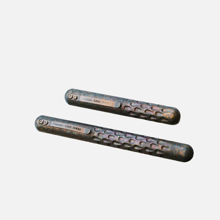 Signator Junior - Titanium Permanent Marker / Vault by Maratac® Chaotic Aurora Pattern Countycomm