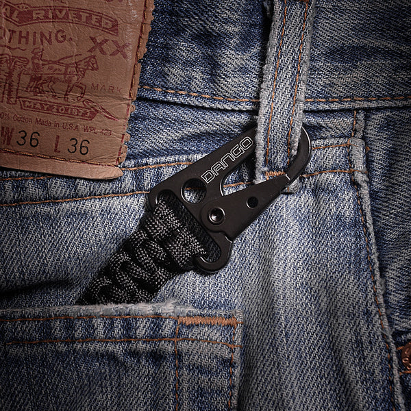 粗繫繩鑰匙圈 附打火石