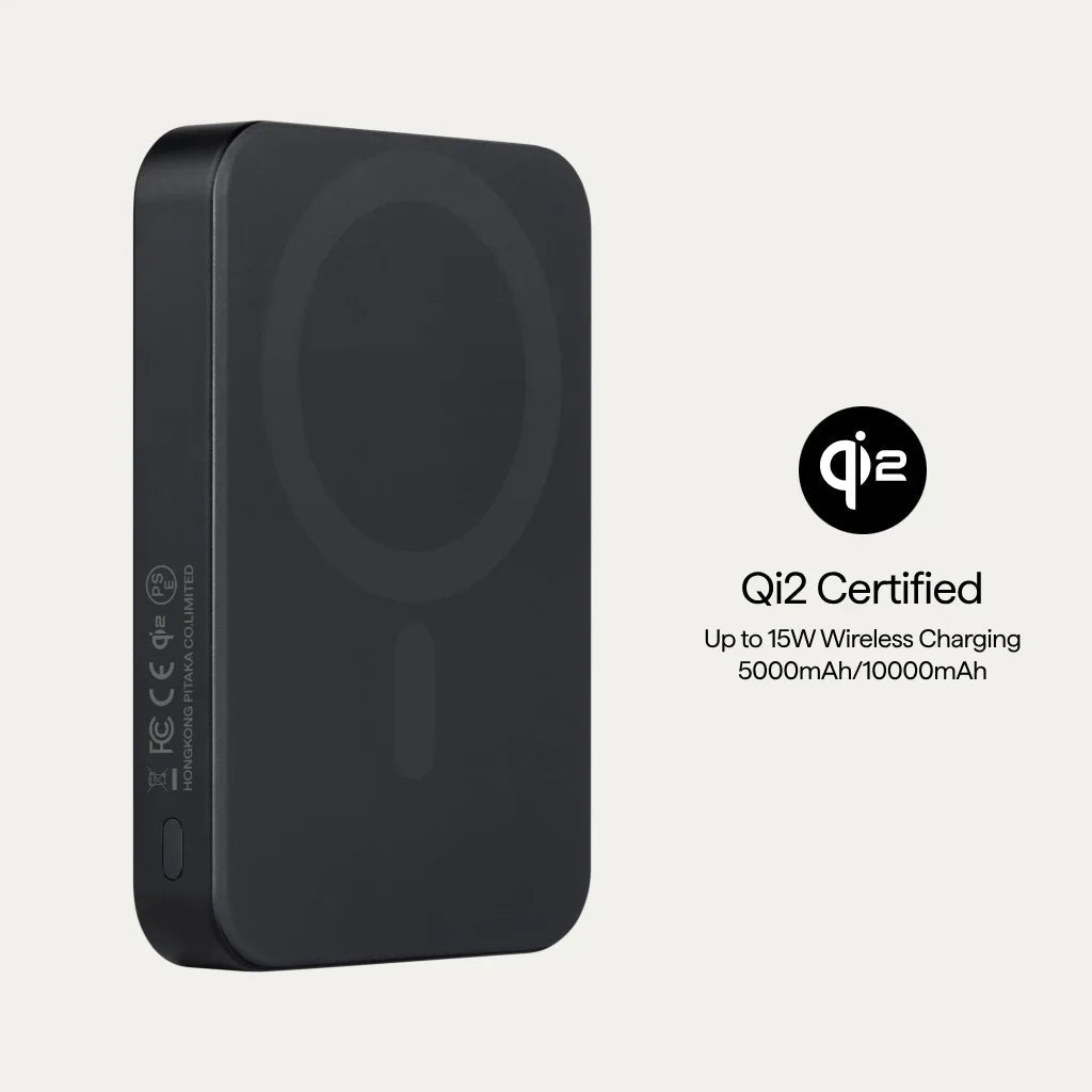 Aramid Fiber Magnetic Power Bank Qi2 Pitaka
