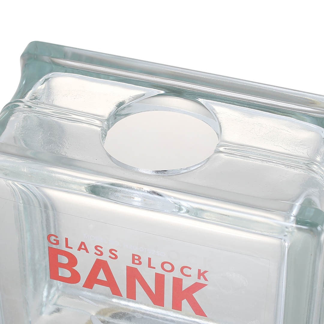 Glass Block Bank Square DULTON