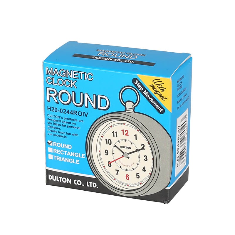 Magnetic Clock / ROUND IVORY DULTON
