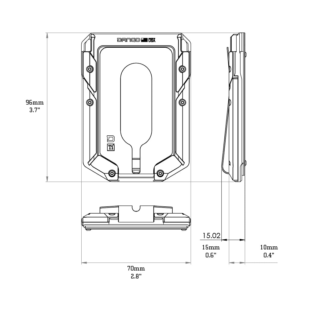 M4 MAVERICK™ 導軌錢包 配鈦錢夾