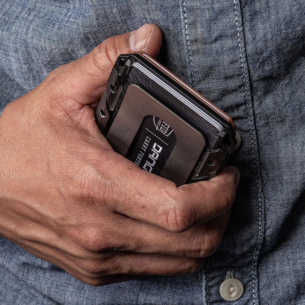 M4 MAVERICK™ RAIL WALLET with TITANIUM CLIP Dango