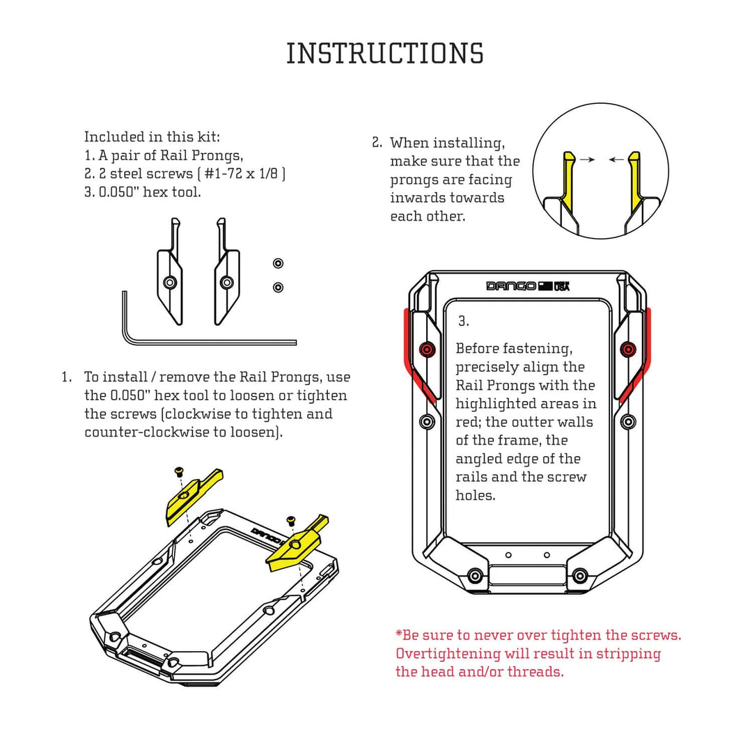 M4 RAIL PRONGS Dango