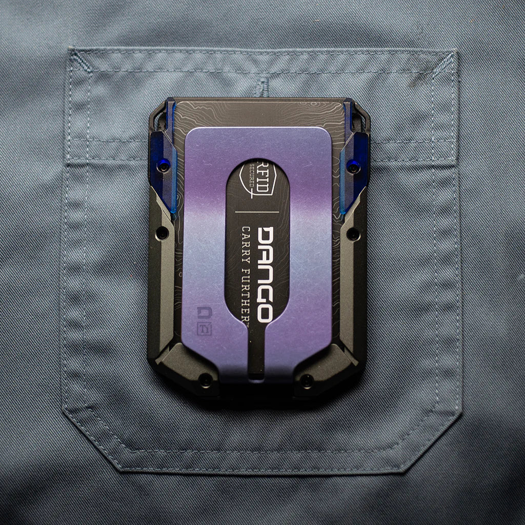 M4 MAVERICK™ RAIL WALLET with BURPLE ANODIZED TITANIUM CLIP | SPECIAL EDITION Dango