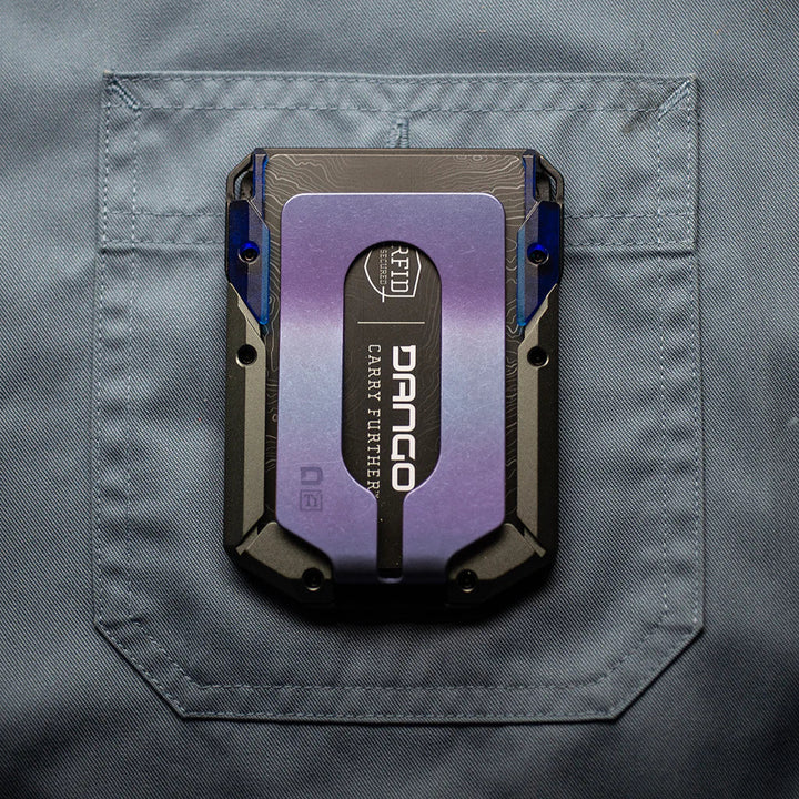 M4 MAVERICK™ RAIL WALLET with BURPLE ANODIZED TITANIUM CLIP | SPECIAL EDITION Dango