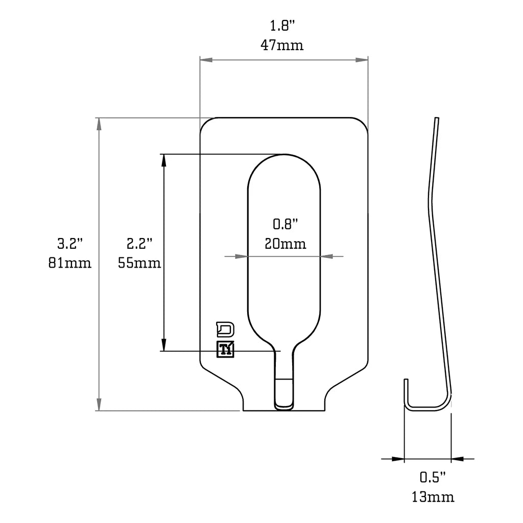 M4 MAVERICK™ RAIL WALLET with BURPLE ANODIZED TITANIUM CLIP | SPECIAL EDITION Dango