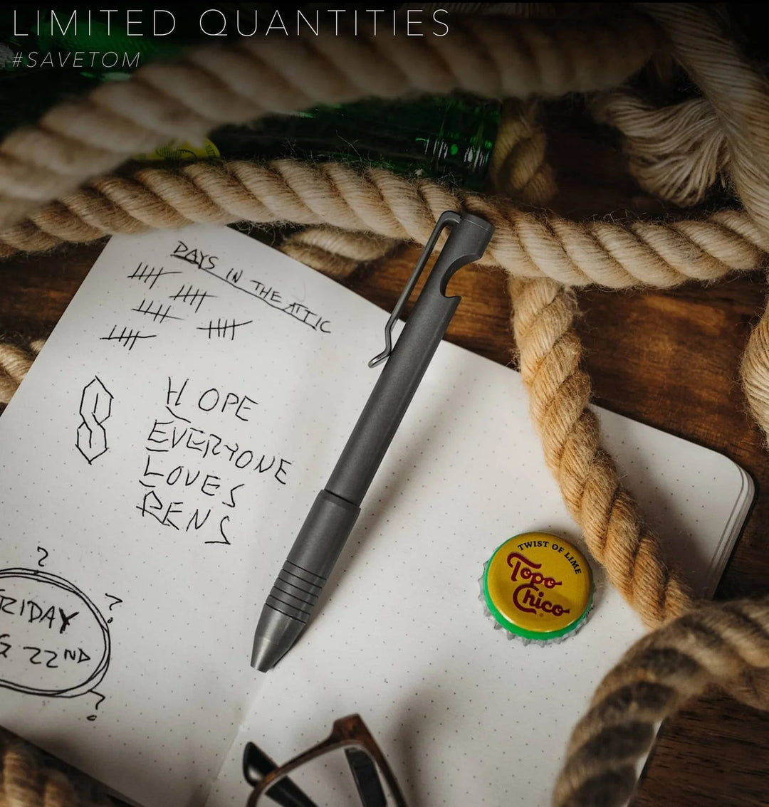 Notorious EDC Jot N Pop Ti Pocket Pro Pen Big Idea Design
