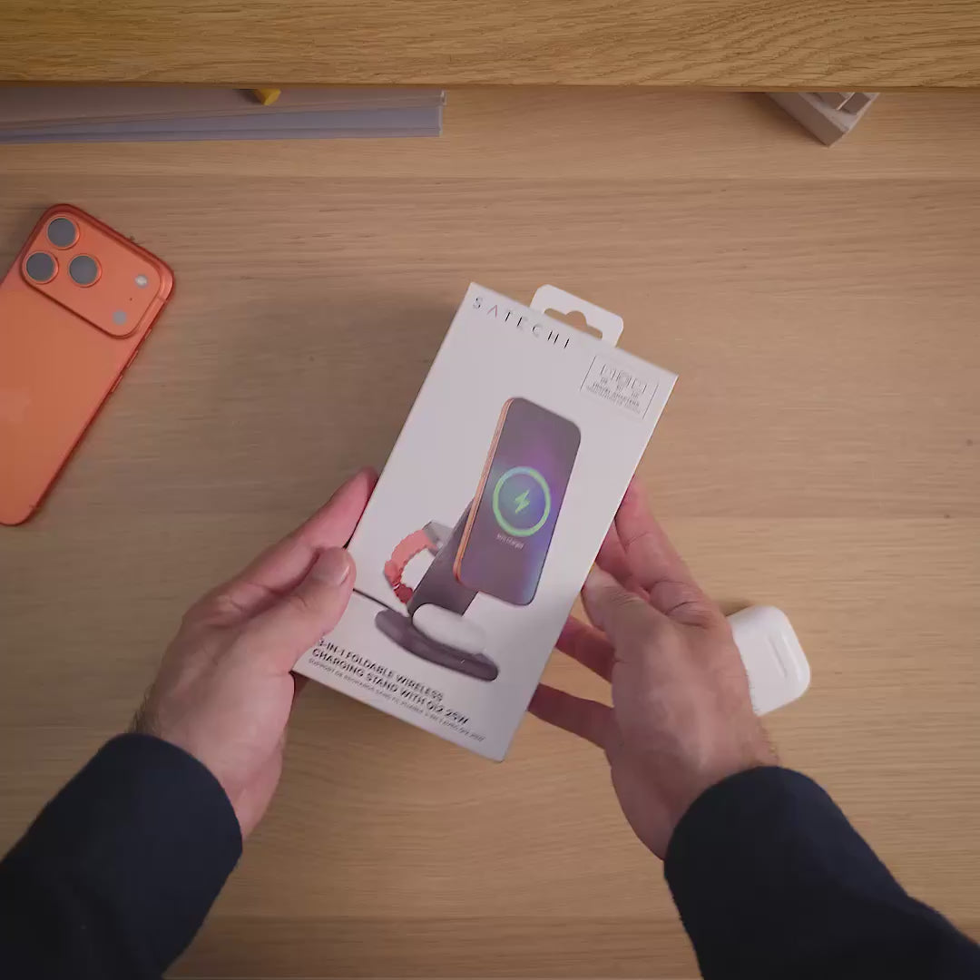 3-in-1 Foldable Wireless Charging Stand with Qi2 25W