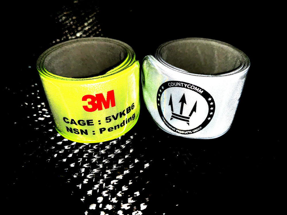 Instant Self Molding Safety Band - 3M Strap - Extremely Reflective (2 Pack) Countycomm