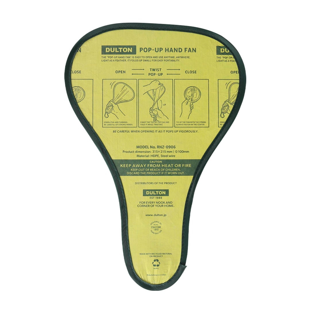 Pop-Up Hand Fan DULTON