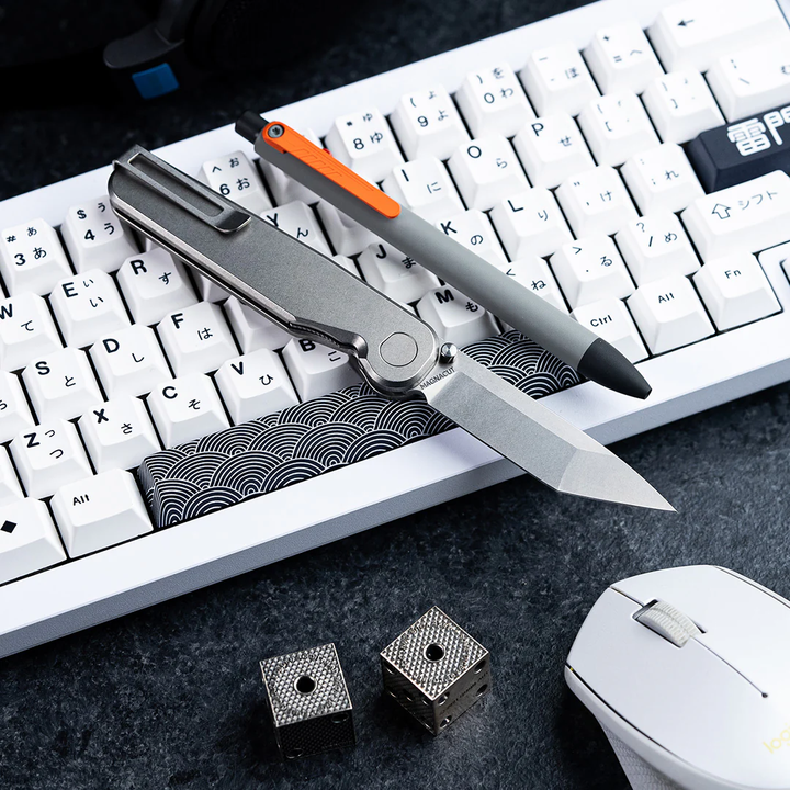 Rockwall Thumbstud Tanto Tactile Knife