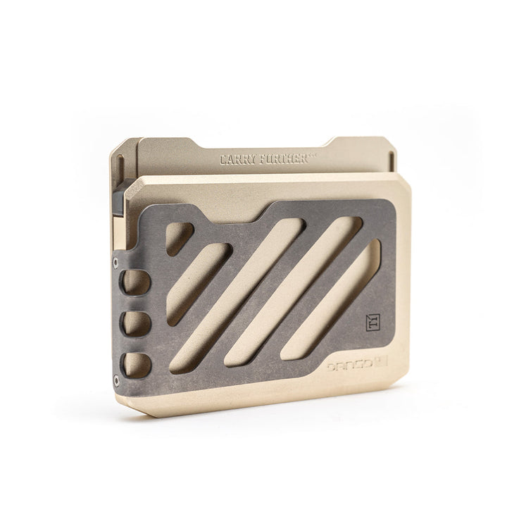 SK1 SPECIAL EDITION CHAMPAGNE GOLD SLIDE KICK WALLET Dango