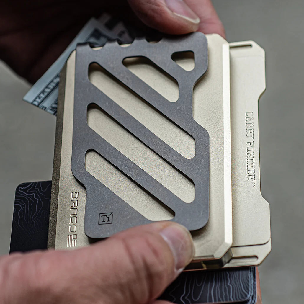 SK1 SPECIAL EDITION CHAMPAGNE GOLD SLIDE KICK WALLET Dango