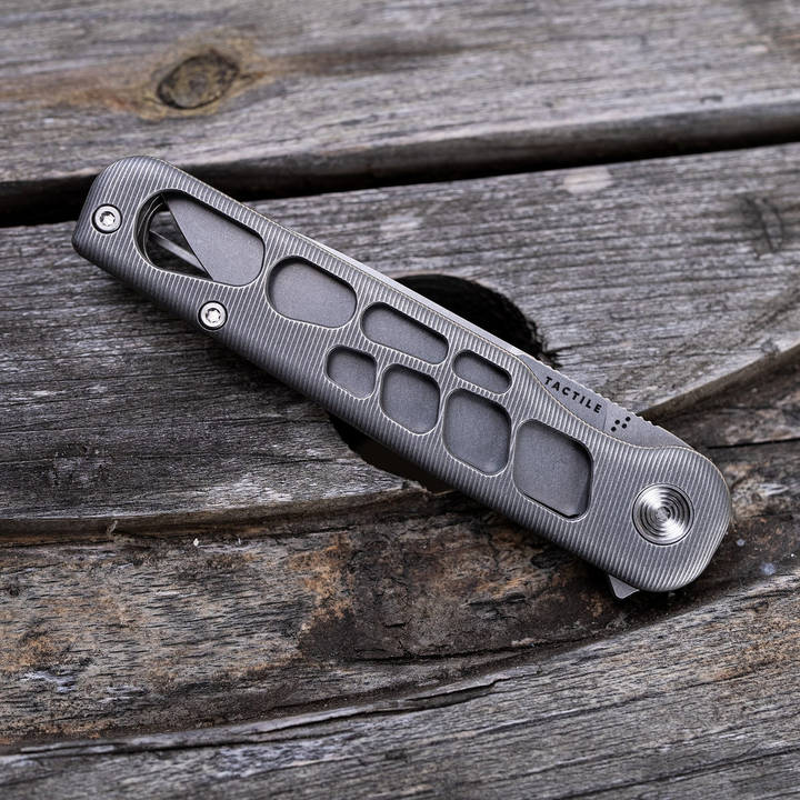 Skeletonized Rockwall Flipper Tactile Knife