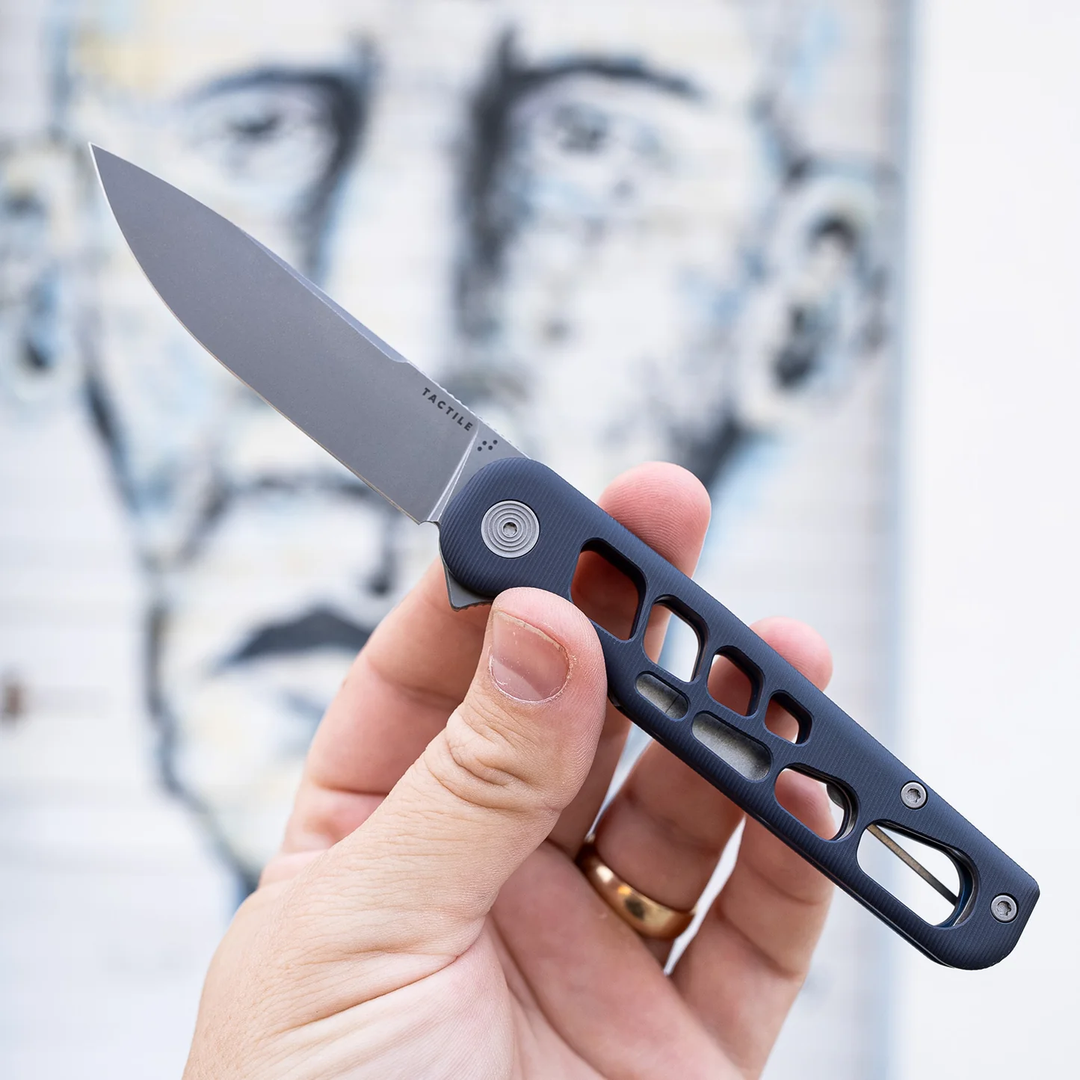Skeletonized Rockwall Flipper Tactile Knife