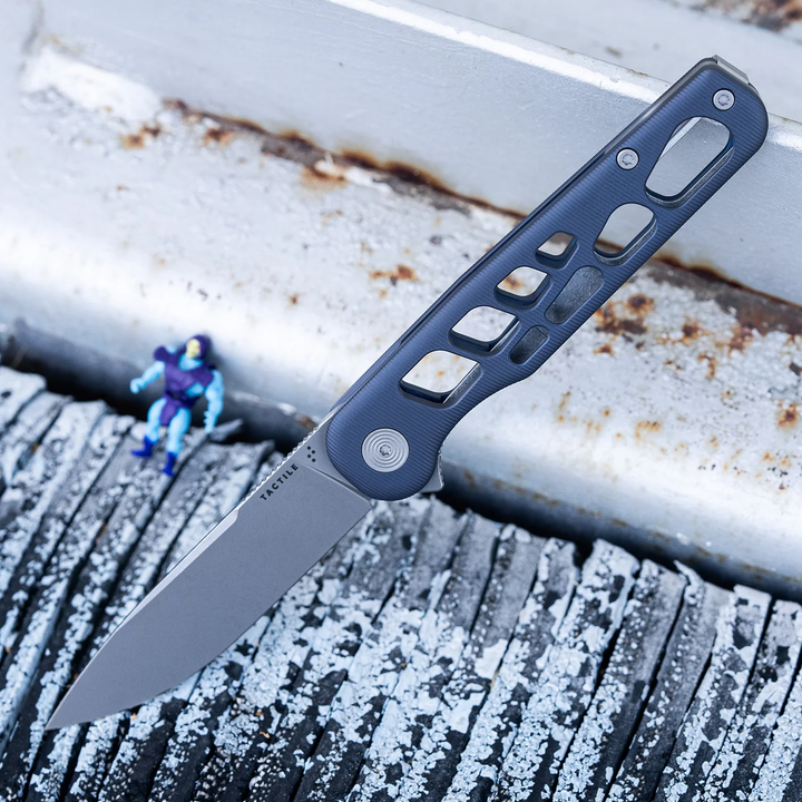 Skeletonized Rockwall Flipper Tactile Knife