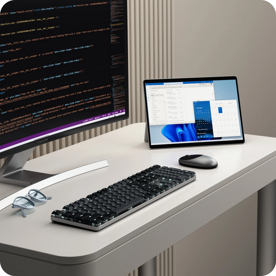 SM3 Slim Mechanical Backlit Bluetooth Keyboard Satechi