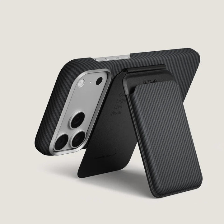 Magnetic Stand Woven Wallet Nomad