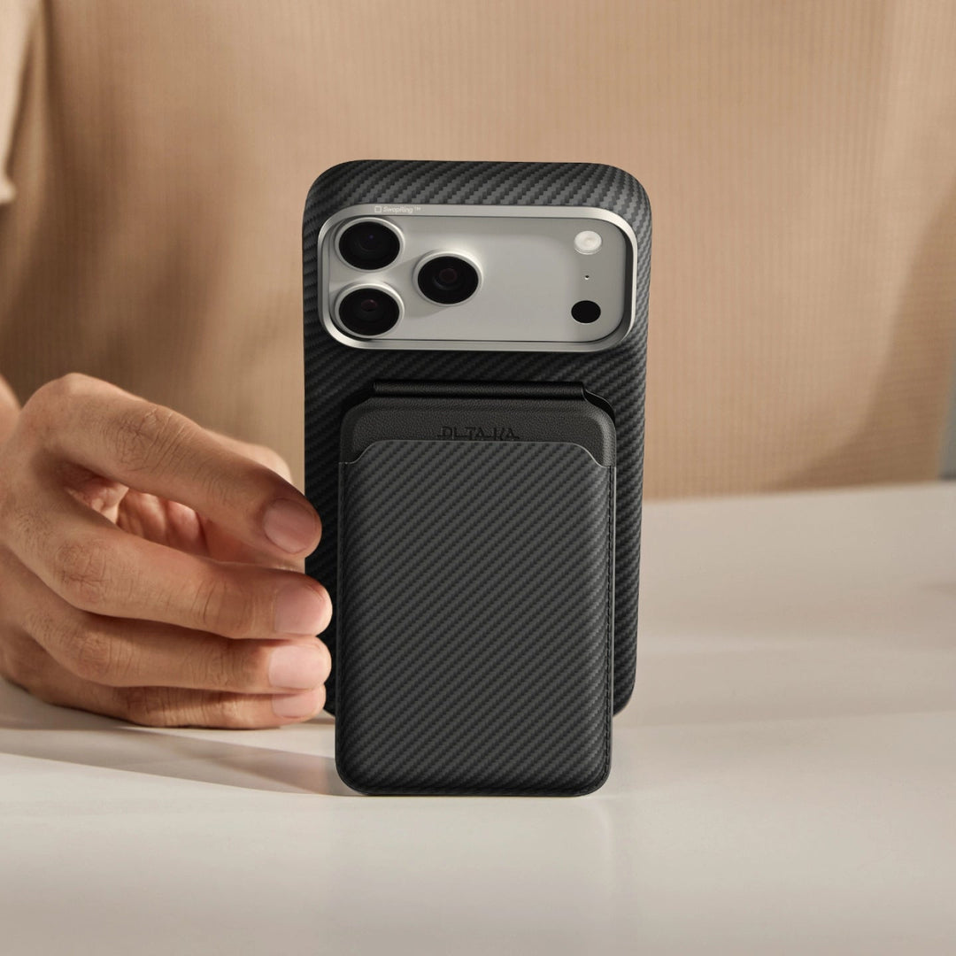 Magnetic Stand Woven Wallet Nomad