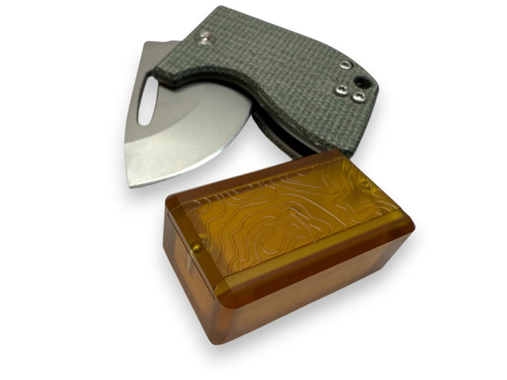 Tiny Ultem Pocket Box - Gen 3 Topo + Glow Silicone Holder Countycomm