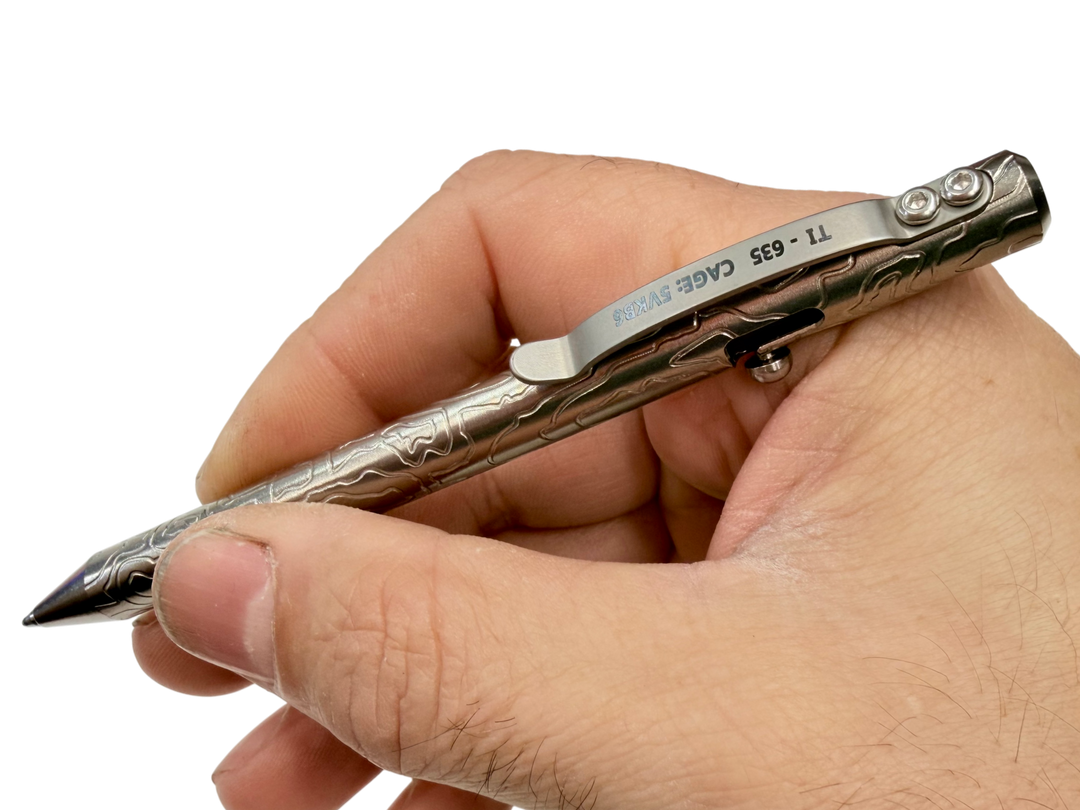 MaxMadCo Design - Titanium - Bolt Action Pen - Gen 3 Countycomm