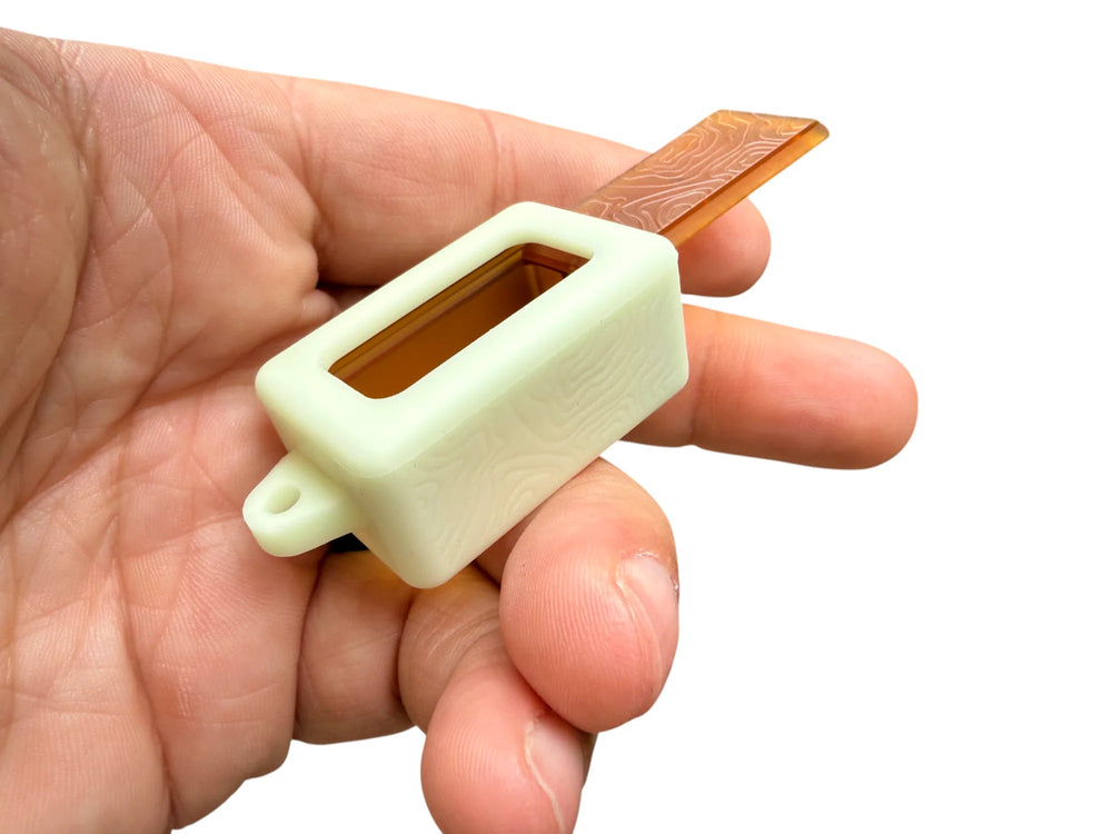 Tiny Ultem Pocket Box - Gen 3 Topo + Glow Silicone Holder Countycomm
